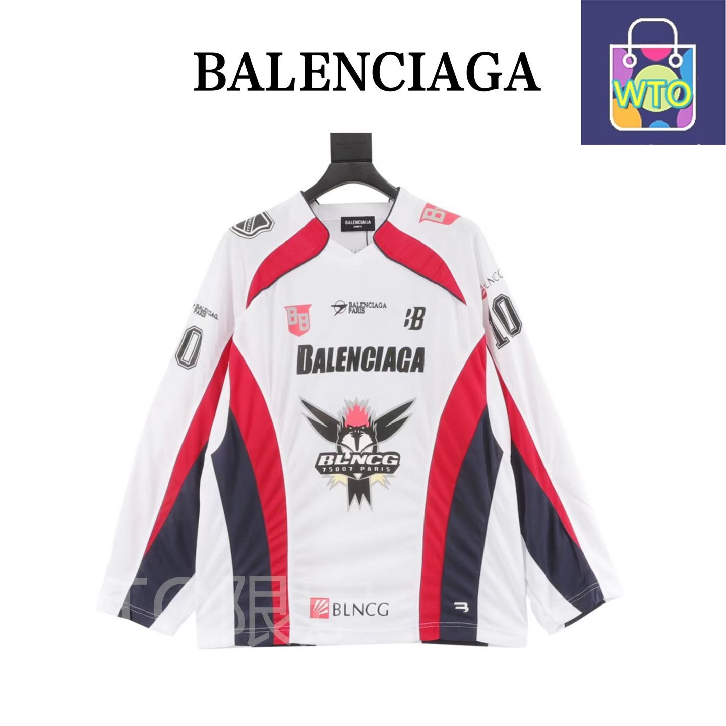 今日特価】Balenciaga バレンシアガ スポーツメッシュロングスリーブ