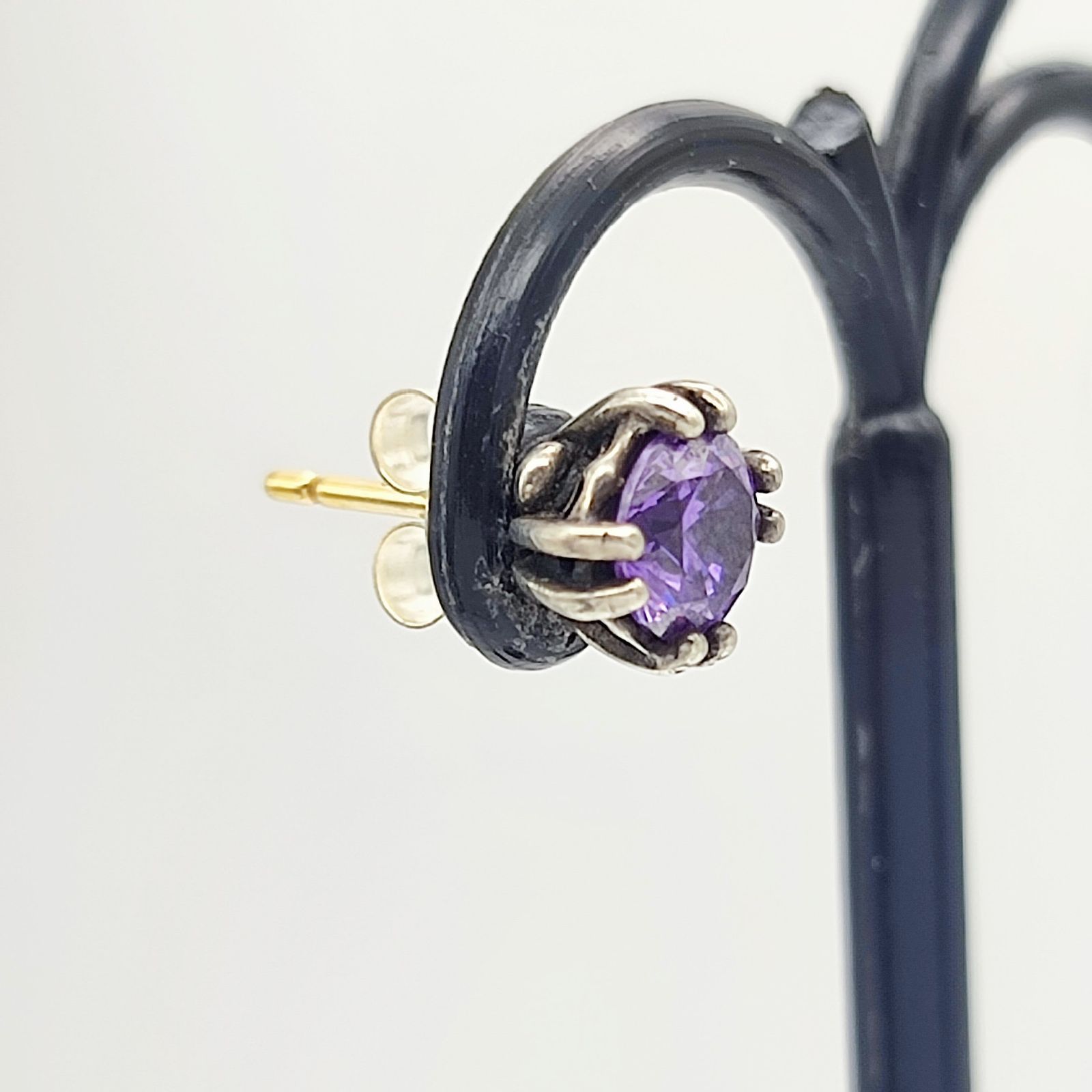 美品】JUSTIN DAVIS ジャスティンデイビス JD ジルコニアピアス