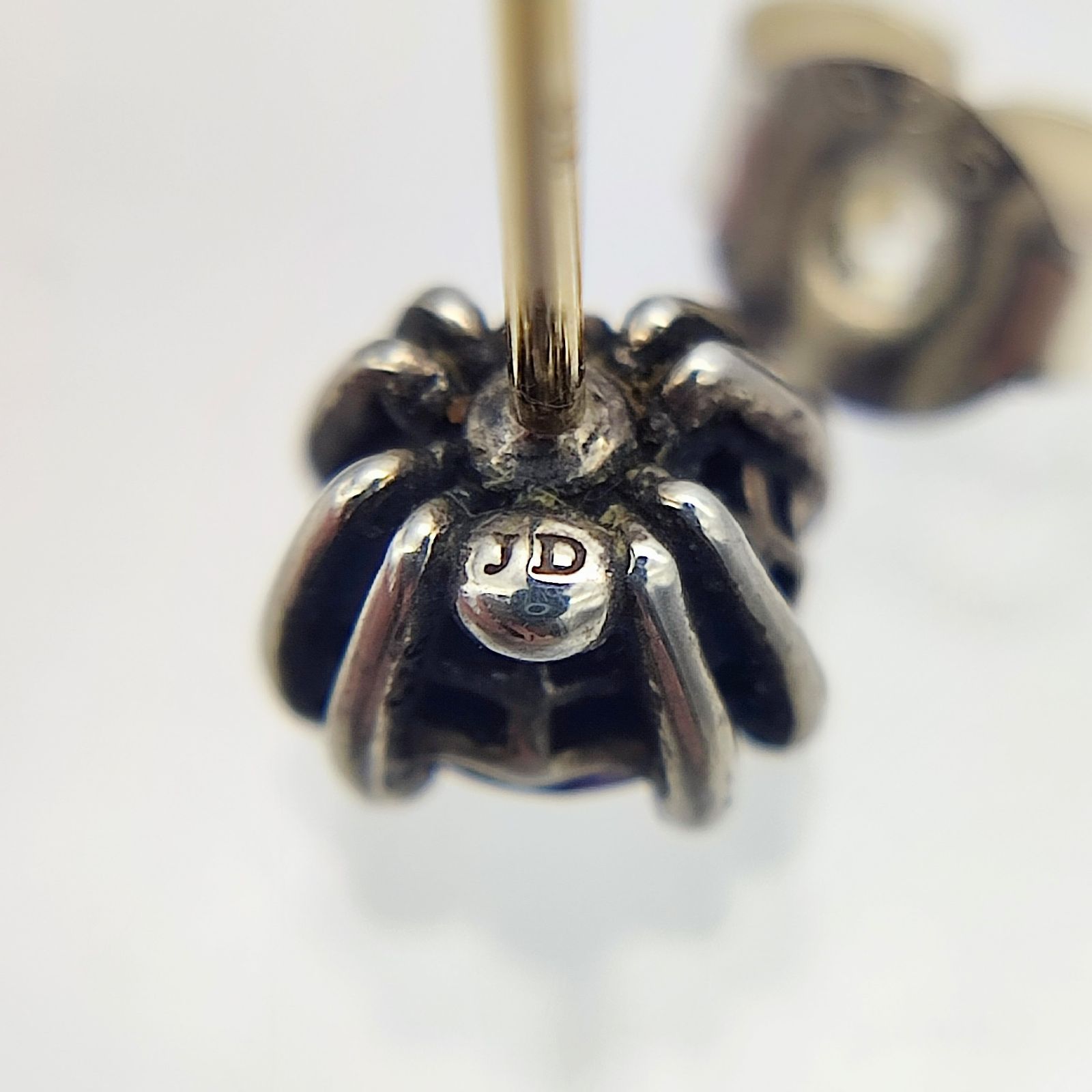 美品】JUSTIN DAVIS ジャスティンデイビス JD ジルコニアピアス