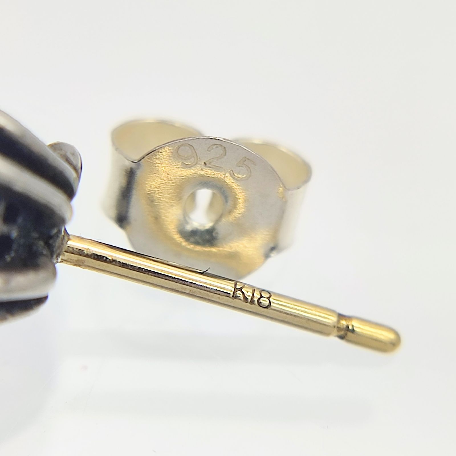 美品】JUSTIN DAVIS ジャスティンデイビス JD ジルコニアピアス