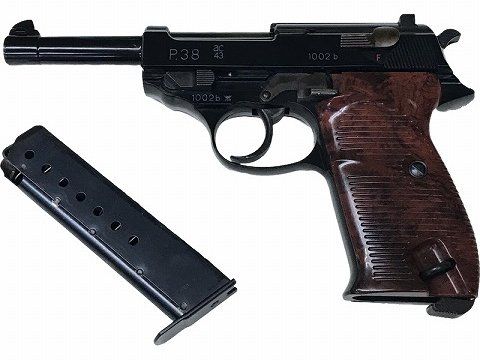 マルシン ワルサー P38 ミリタリー ABS モデルガン マルシン] ワルサーP38 ミリタリー ABS 発火モデルガン (中古ランクB