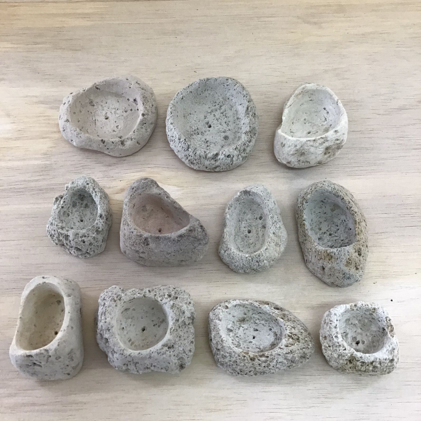 アイテラスの軽石鉢 11点セット｜軽量＆通気性抜群｜観葉植物や多肉