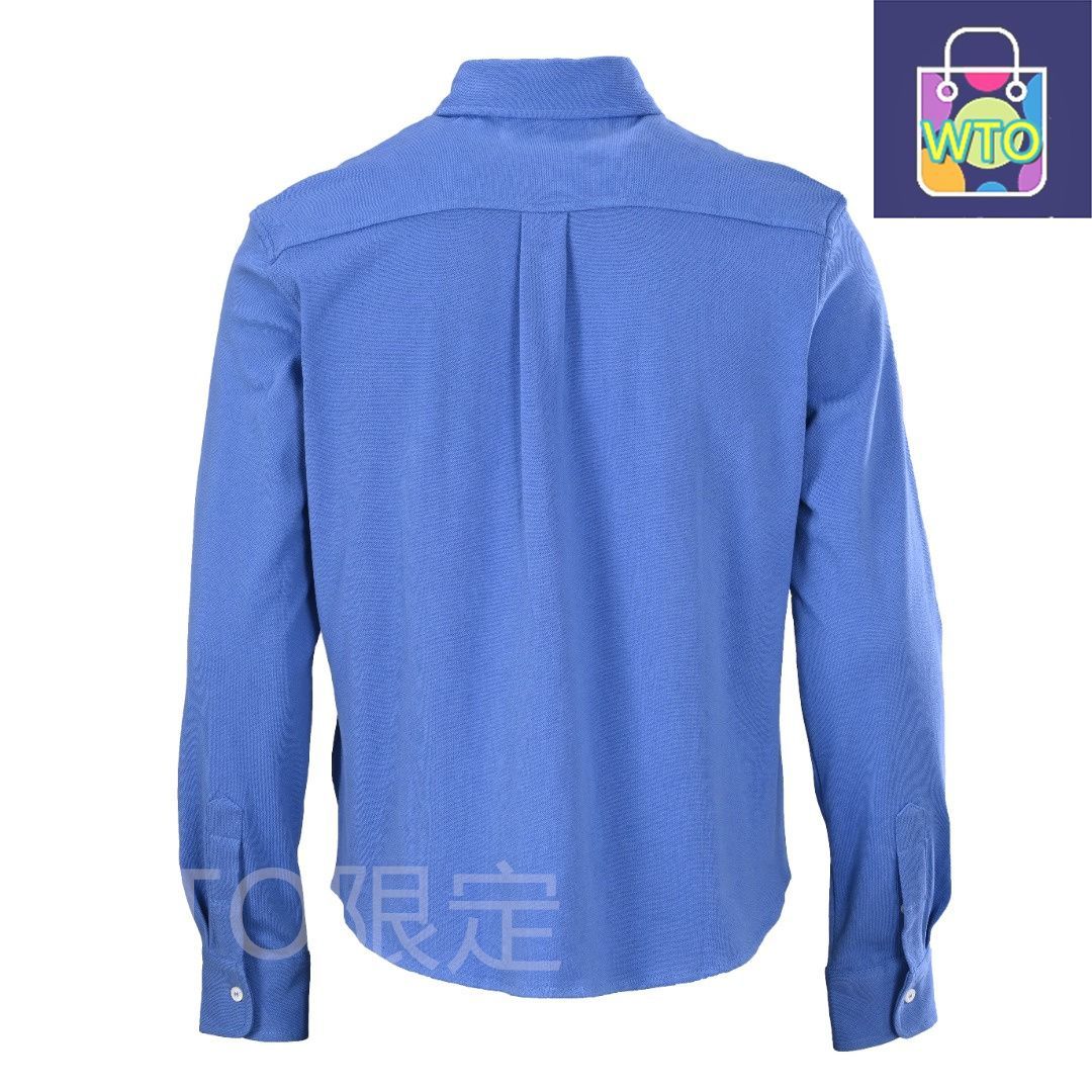 今日特価】Miu Miu ミュウミュウ 青色小ロゴコットンピケロング