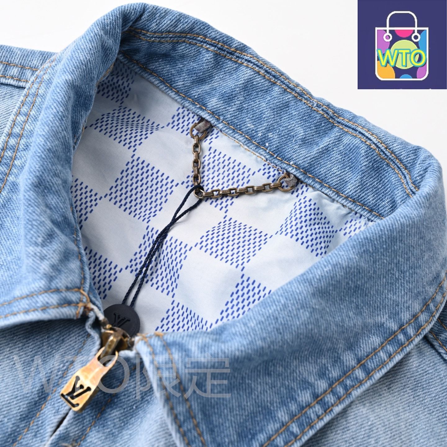 今日特価】Louis Vuitton ルイヴィトン LV 刺繍ポケットデニム