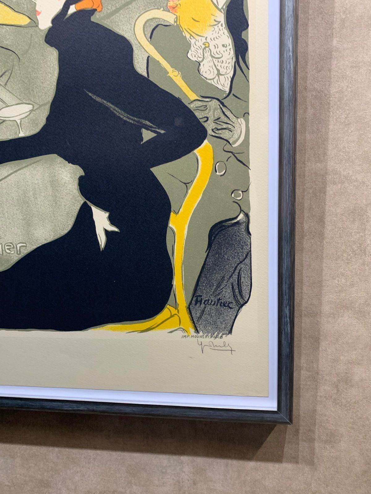 【復刻版】ロートレック「ディヴァン・ジャポネ」リトグラフ 限定225部 版画 復刻版】ロートレック「ディヴァン・ジャポネ」リトグラフ 限定225部