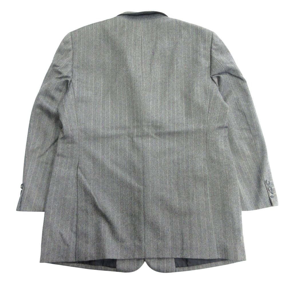✨美品✨ GIVENCHY ジバンシィ ダブル ストライプ スーツ グレー L ジバンシー ダブル カジュアルスーツ セットアップ ストライプ グレー