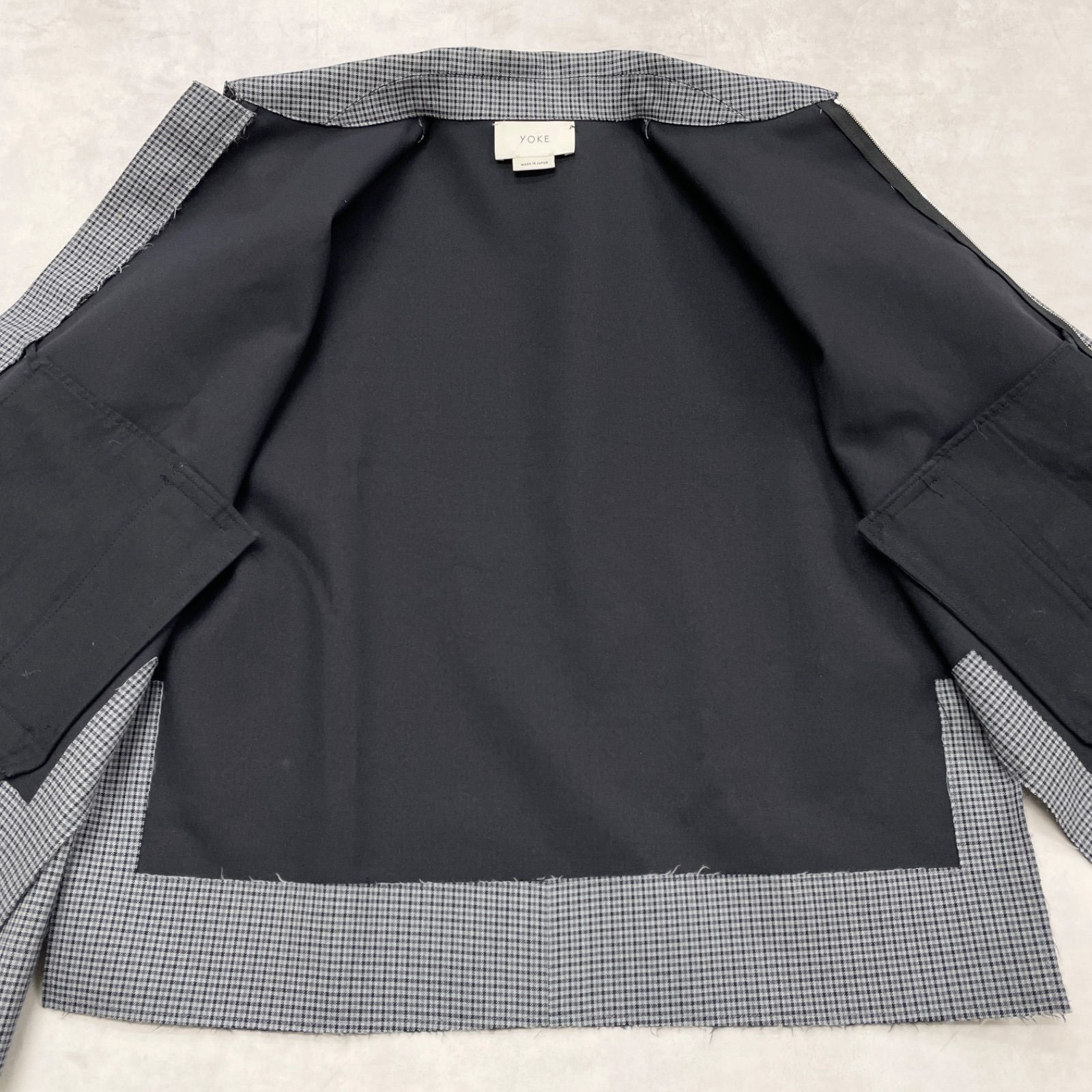 YOKE ヨーク カットオフドリズラージャケット ショートコート ガン