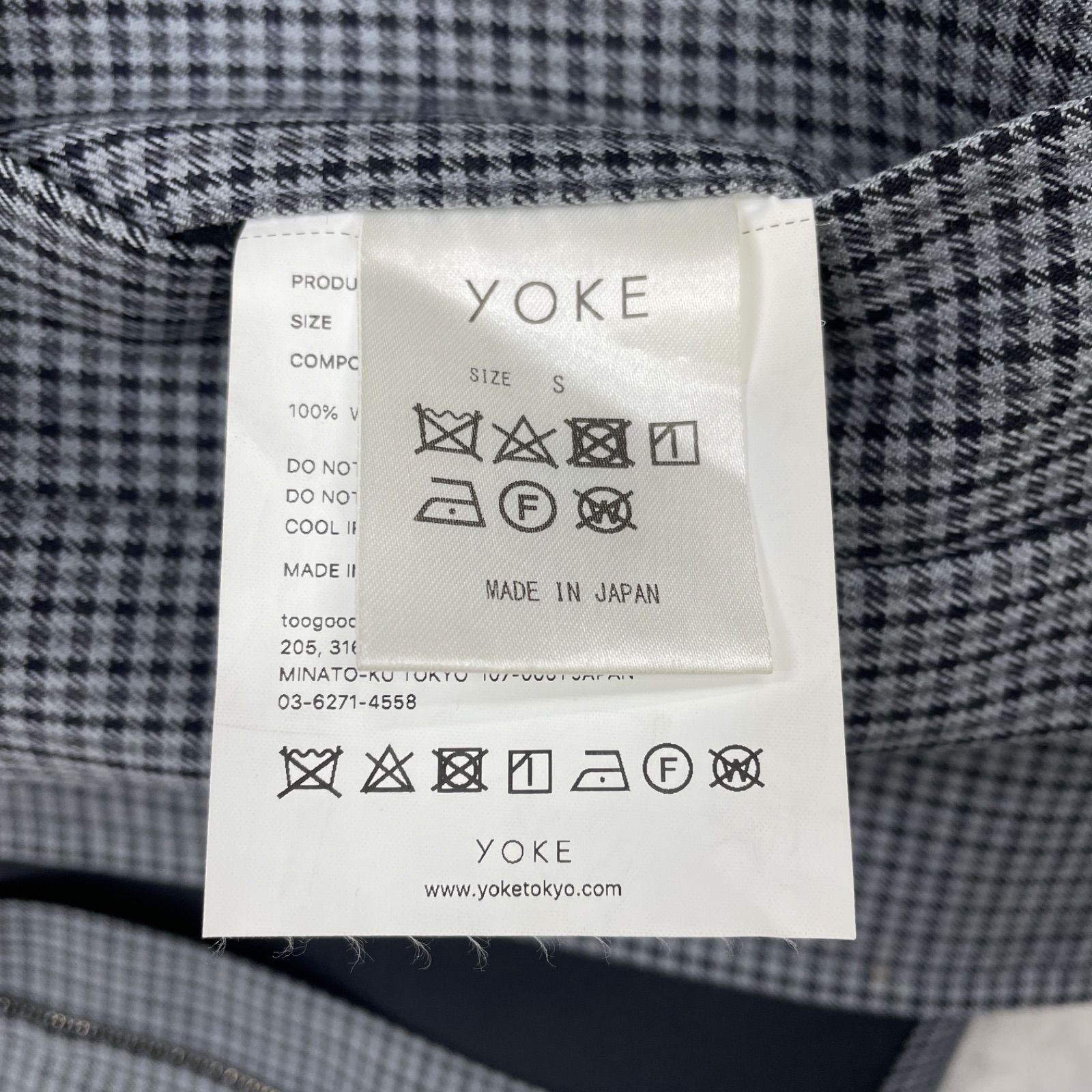 YOKE ヨーク カットオフドリズラージャケット ショートコート ガン 