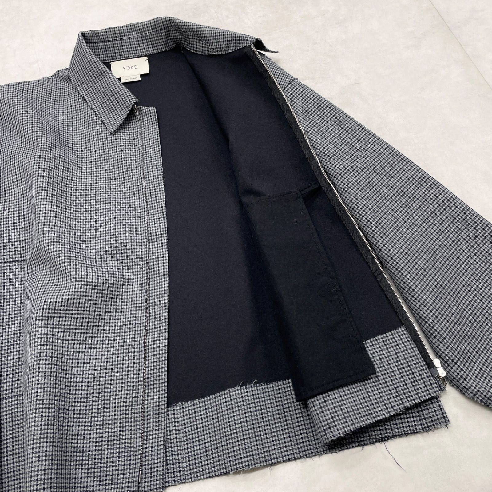 YOKE ヨーク カットオフドリズラージャケット ショートコート ガン