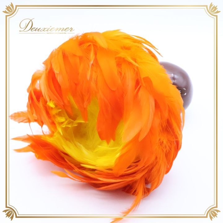 フラダンス ウリウリ マラカス 小物 小道具 楽器 タヒチアン オレンジ