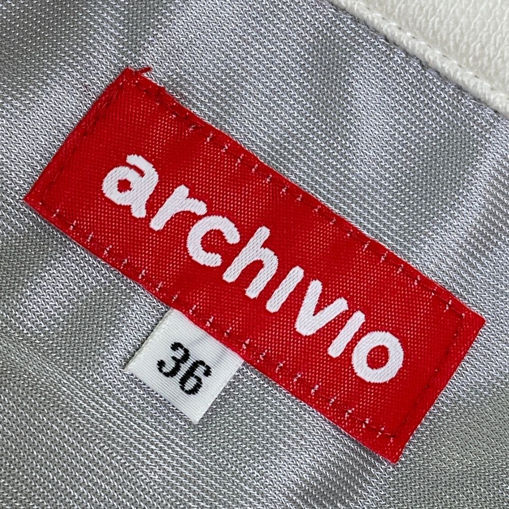 サイズ：36 ARCHIVIO アルチビオ 蓄熱 ウール混ニット スカート