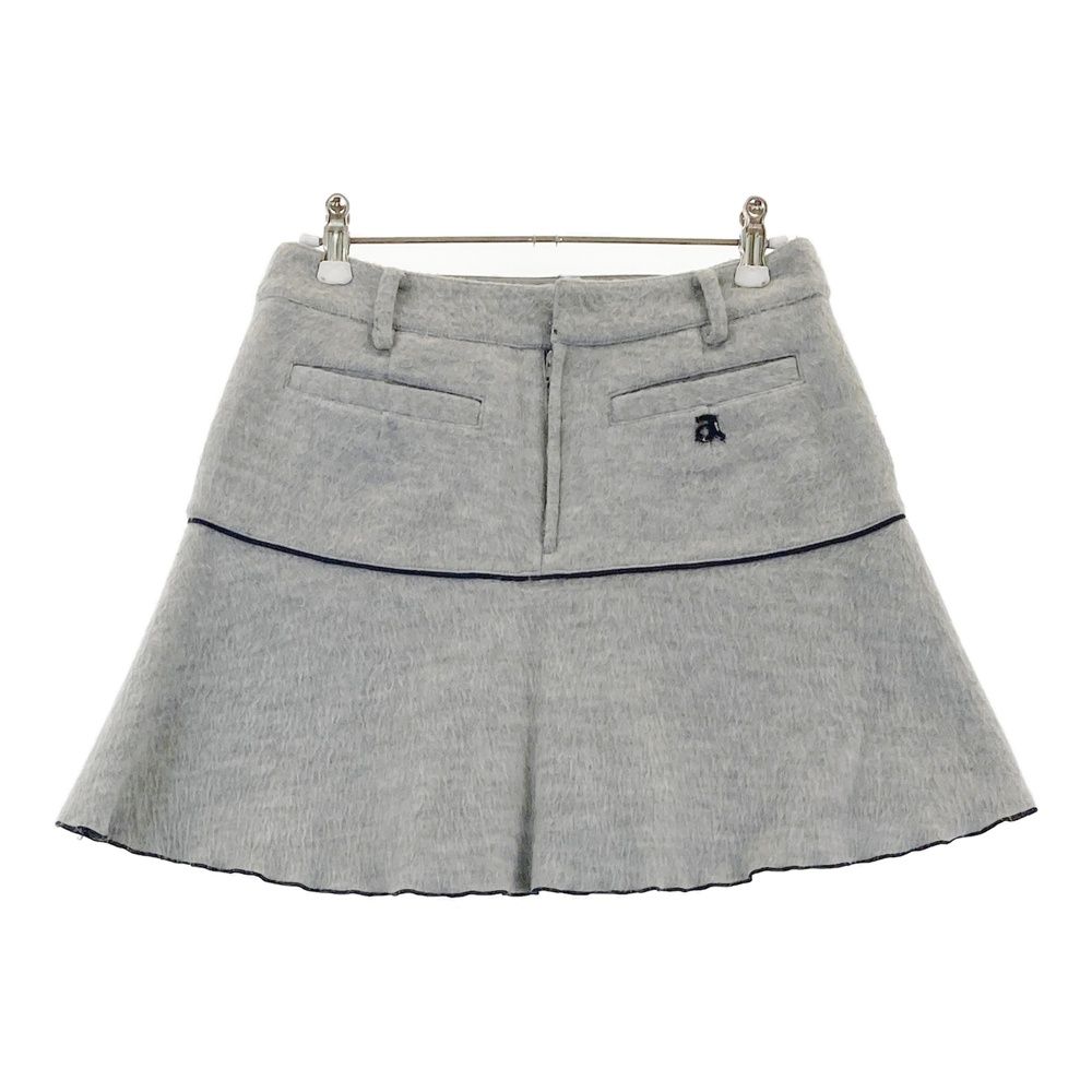 【新品未使用】archivio ゴルフ 中綿入りスカート サイズ36 アルチビオ 中綿スカート 白×黒 薄手 ロゴレッド レディース 36(S