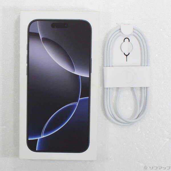 中古品〕 iPhone16 Pro Max 256GB ブラックチタニウム 3N528J／A SIM