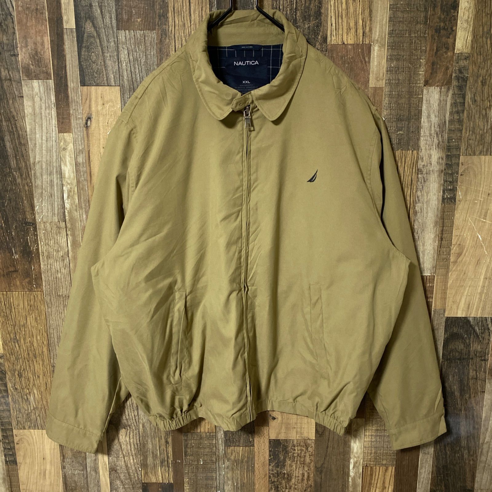 ベージュ アウター ワンポイント 2XL ノーティカ ジャケット メンズ 