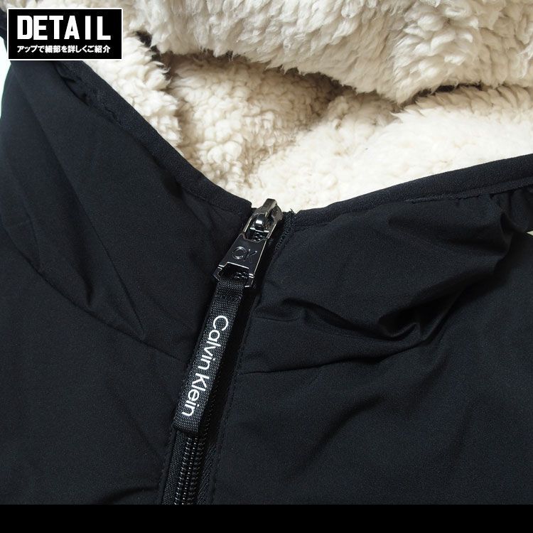 Calvin Klein カルバンクライン 中綿ジャケット 裏 ボア シェルパ