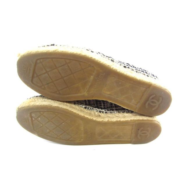 シャネル　CCマークツイードエスパドリーユ CHANEL シャネル G34546 ココマーク エスパドリーユ ツイード SIZE:39