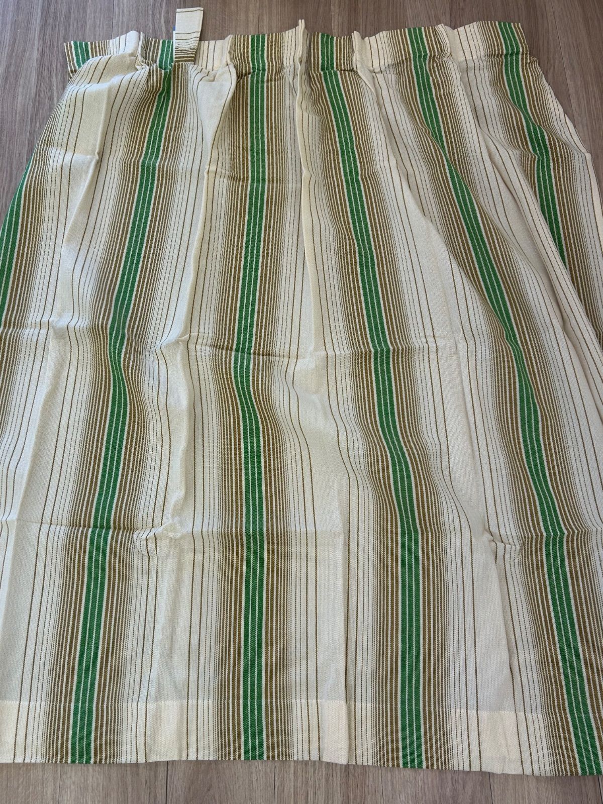 未使用品】希少！カーテン セーヌ 100X135㎝ 腰高窓 昭和レトロ 当時物