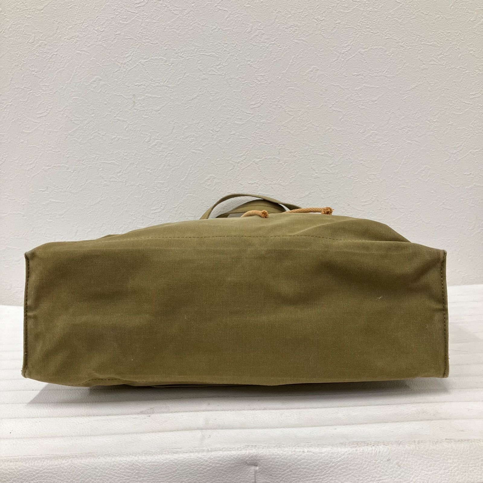 美品 一澤帆布 ボストンバック　キャンバス　グリーン　カーキ 6294 一澤帆布 イチザワハンプ トートバッグ キャンバス カーキ系 緑