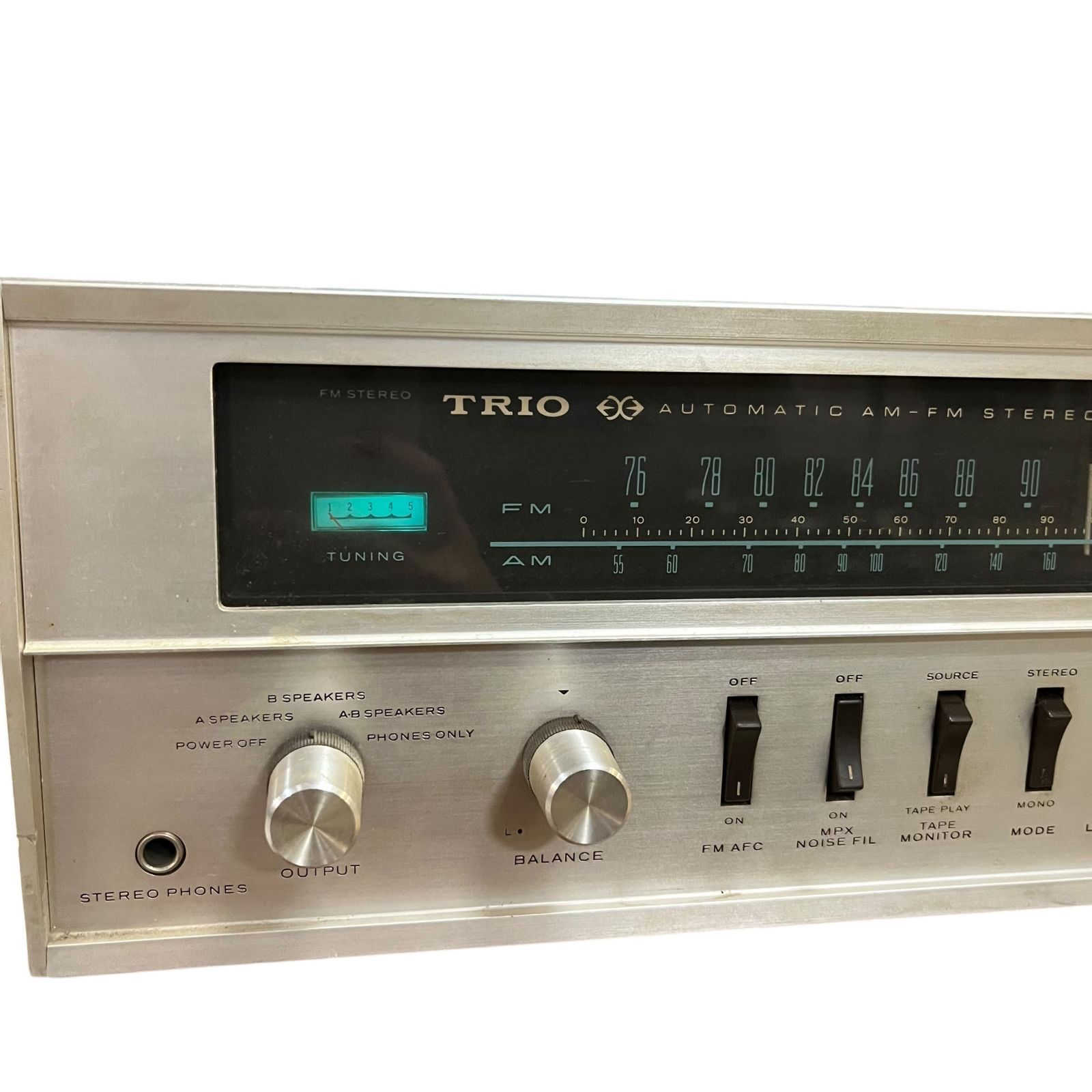 ジャンク○TRIO/トリオ○ WX-333 真空管式 FMステレオレシーバー 通電