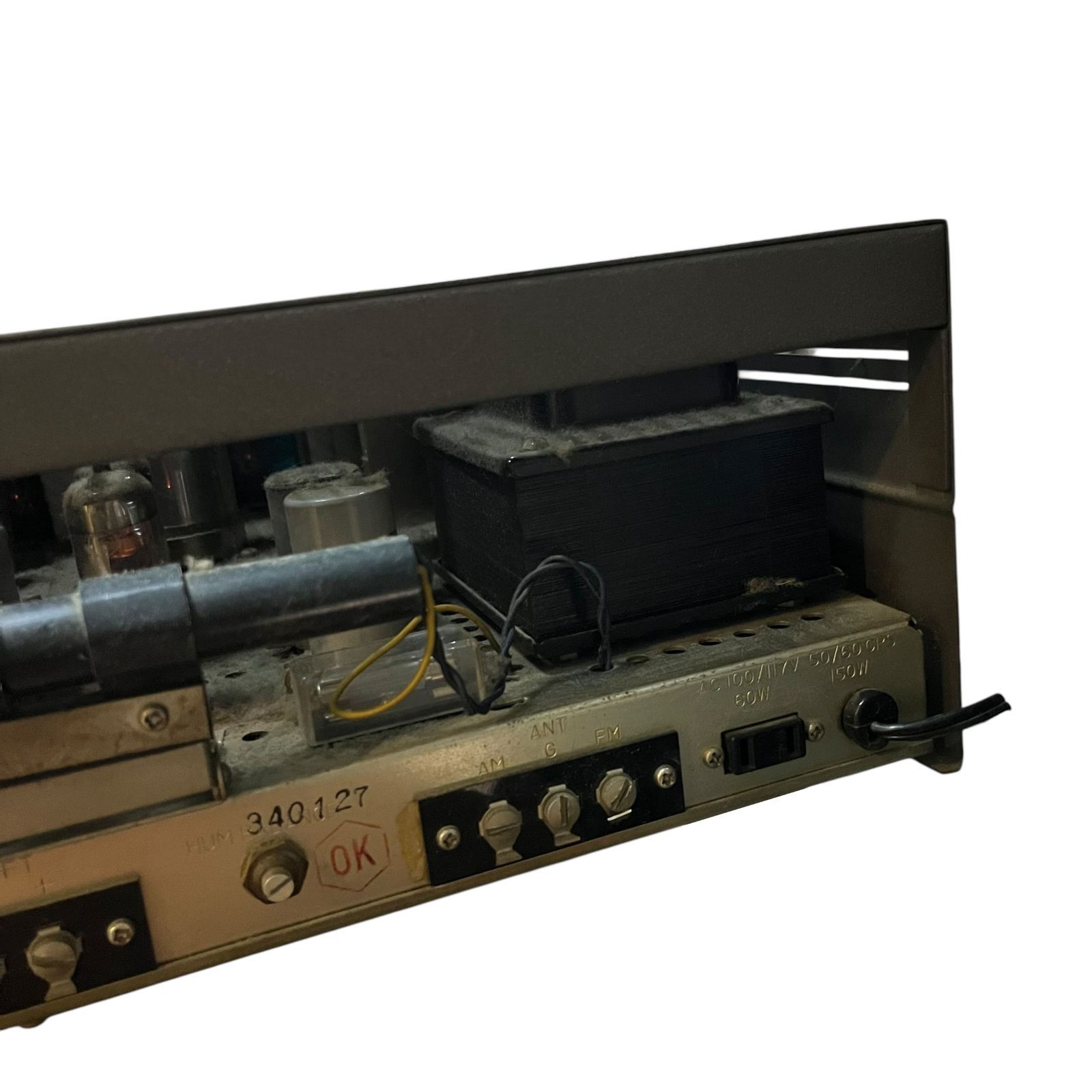 ジャンク○TRIO/トリオ○ WX-333 真空管式 FMステレオレシーバー 通電