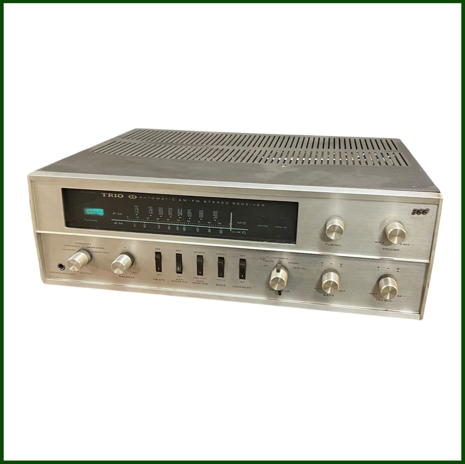 ジャンク○TRIO/トリオ○ WX-333 真空管式 FMステレオレシーバー 通電