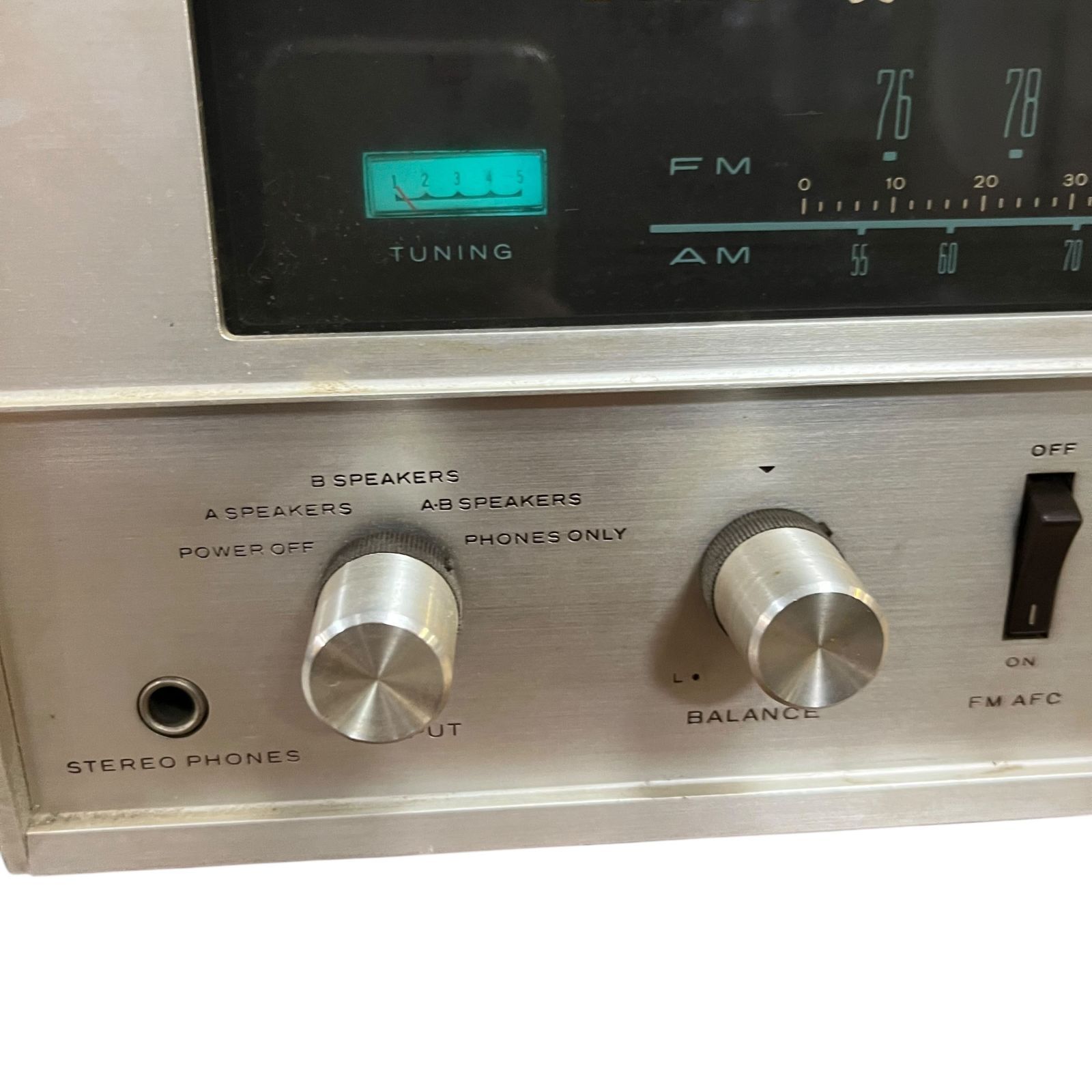 ジャンク○TRIO/トリオ○ WX-333 真空管式 FMステレオレシーバー 通電