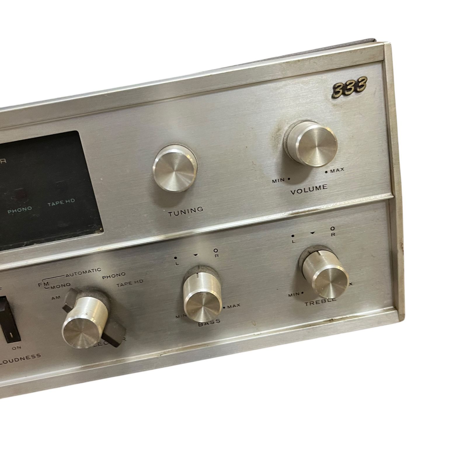 ジャンク○TRIO/トリオ○ WX-333 真空管式 FMステレオレシーバー 通電