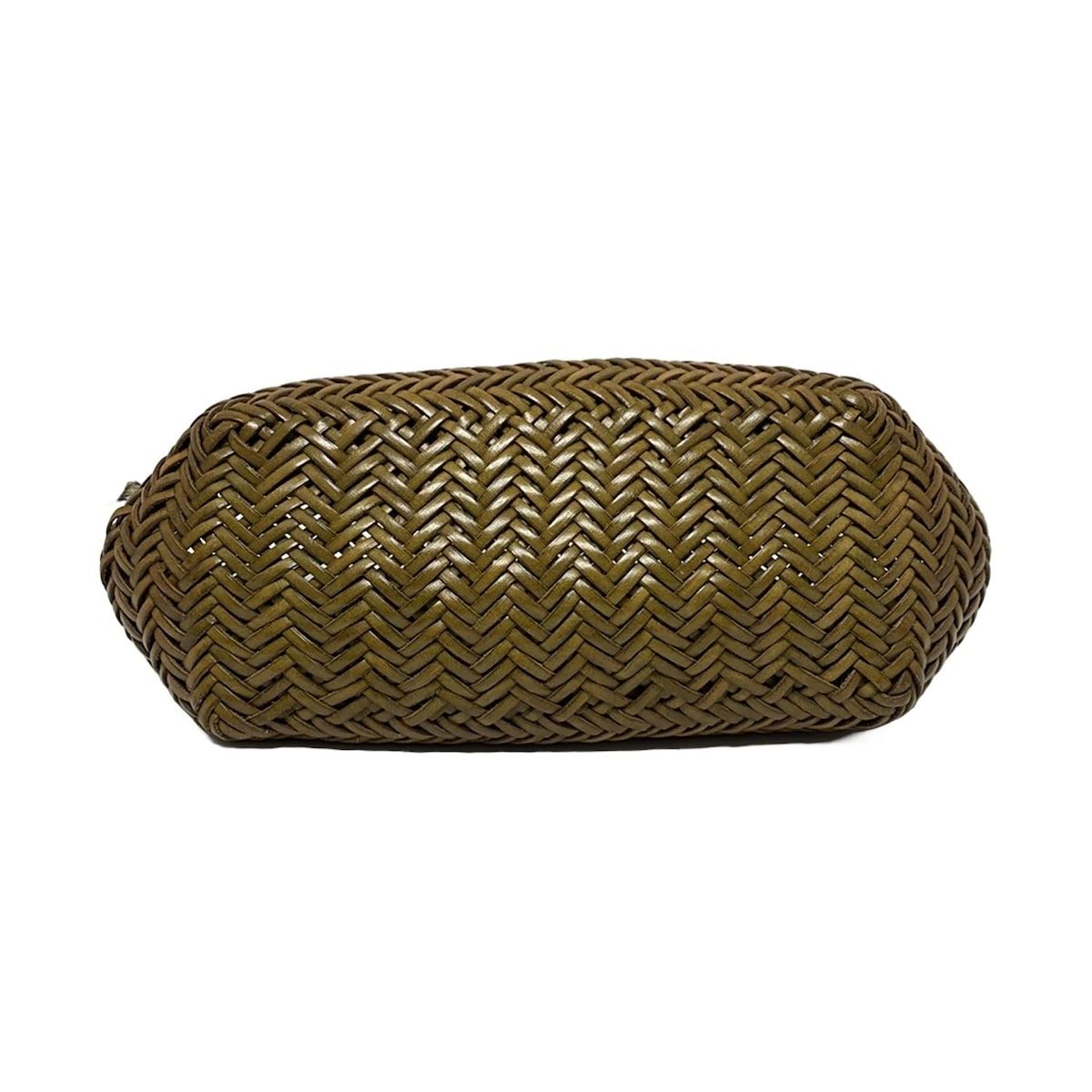 45R レザーかごbag マチあり 45R レザーかご編みバッグ 45R