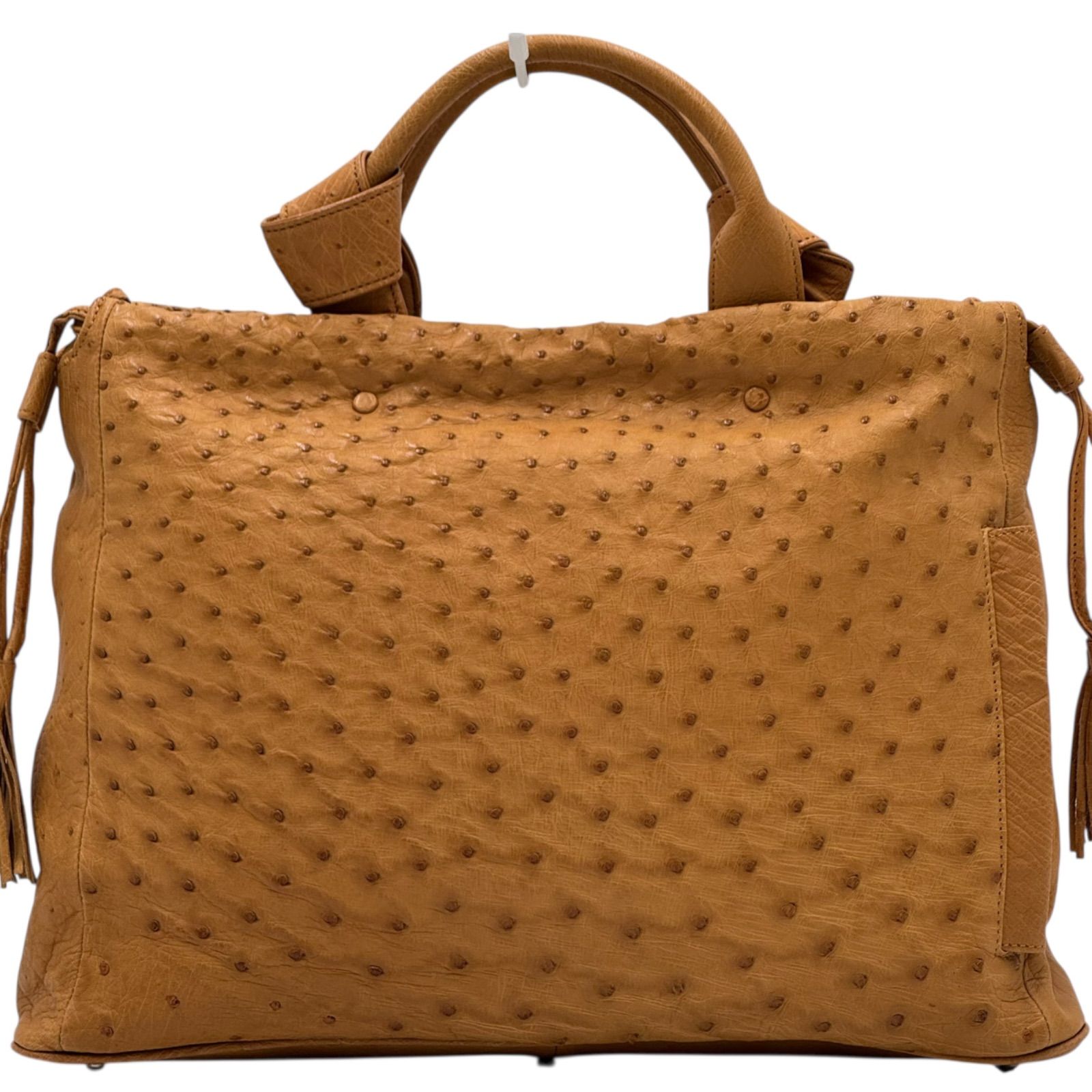 genuine ostrich ジェニュインオーストリッチレザー　ボストンバッグ genuine 公式 ostrich ジェニュインオーストリッチレザー ボストン