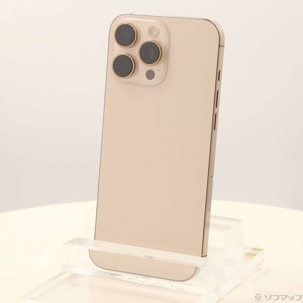 〔中古品〕 iPhone16 Pro Max 256GB デザートチタニウム MYWJ3J／A SIMフリー352