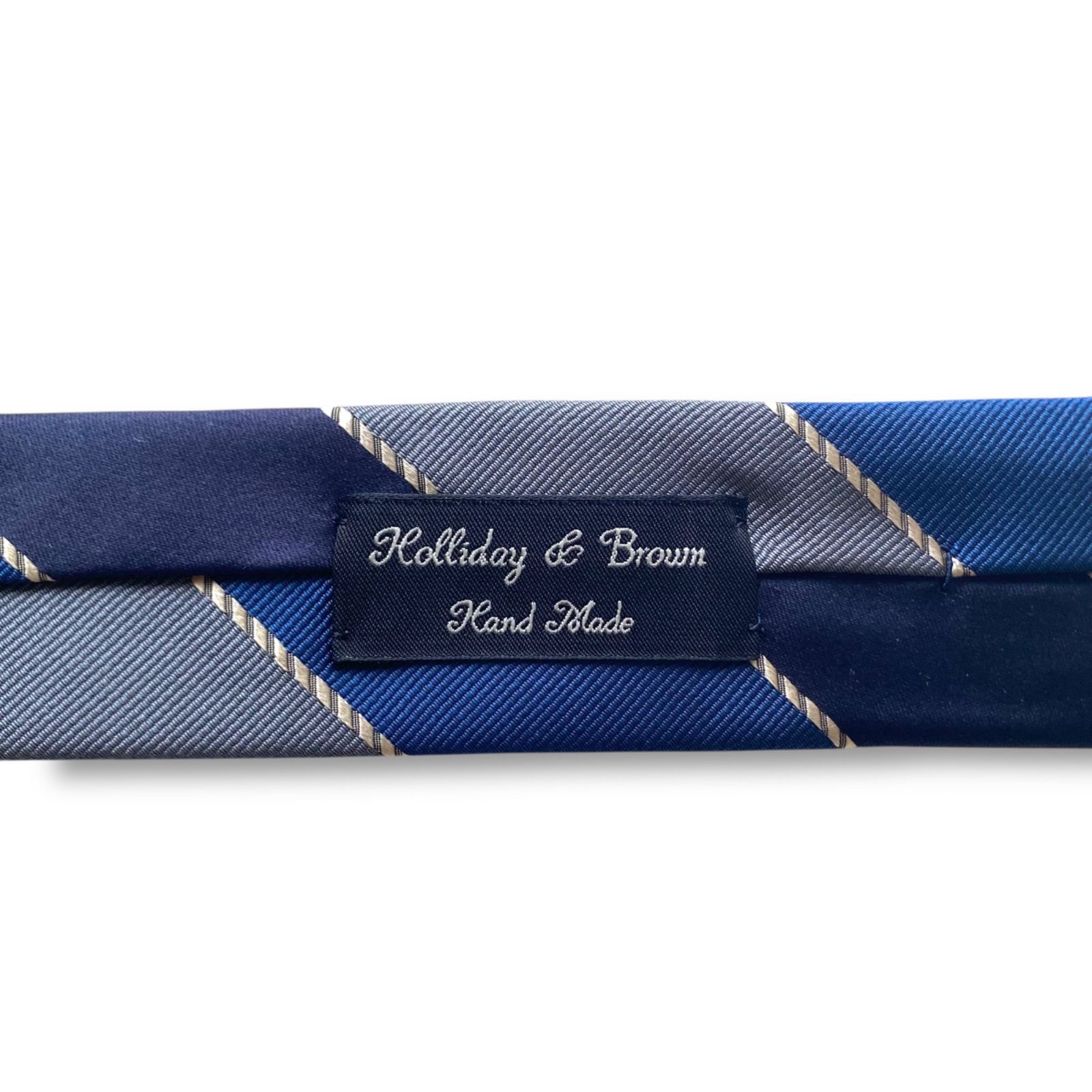 【新品未使用】Holliday & Brown ネクタイ ネイビー系 新品未開封 Holliday & Brown ホリデー&ブラウン ネクタイ 2025年春夏