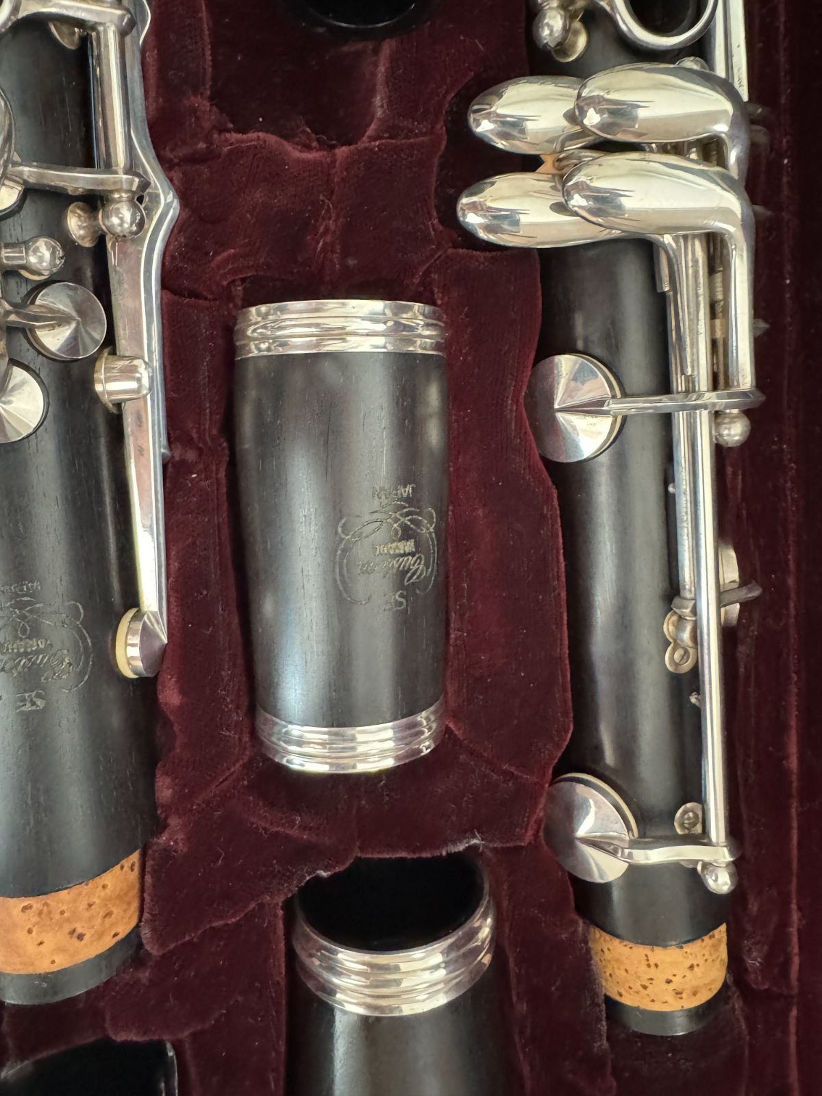 YCL-853ii】クラリネット本体 木製 黒 送料無料】＊【木製カスタム