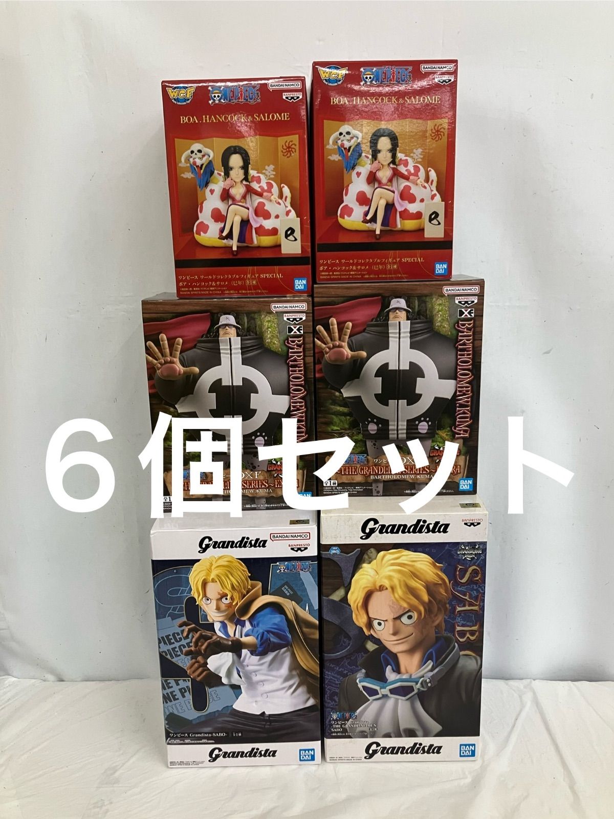 未開封 ONE PIECE ワンピース フィギュア 6個 LFJ839 f099 - メルカリ