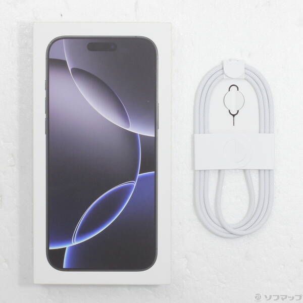 中古品〕 iPhone16 Pro Max 256GB ブラックチタニウム 3N528J／A SIM