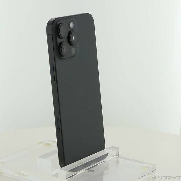 中古品〕 iPhone16 Pro Max 256GB ブラックチタニウム MYWG3J／A SIM