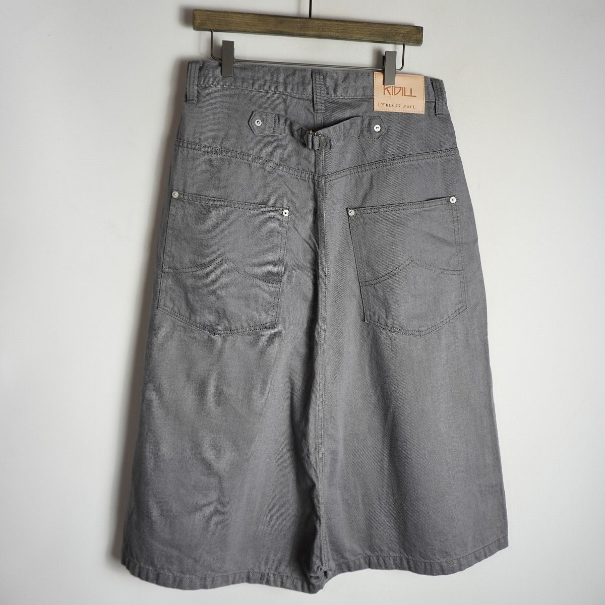 正規 KIDILL キディル クロップド サルエル デニム パンツ 袴 ハカマ