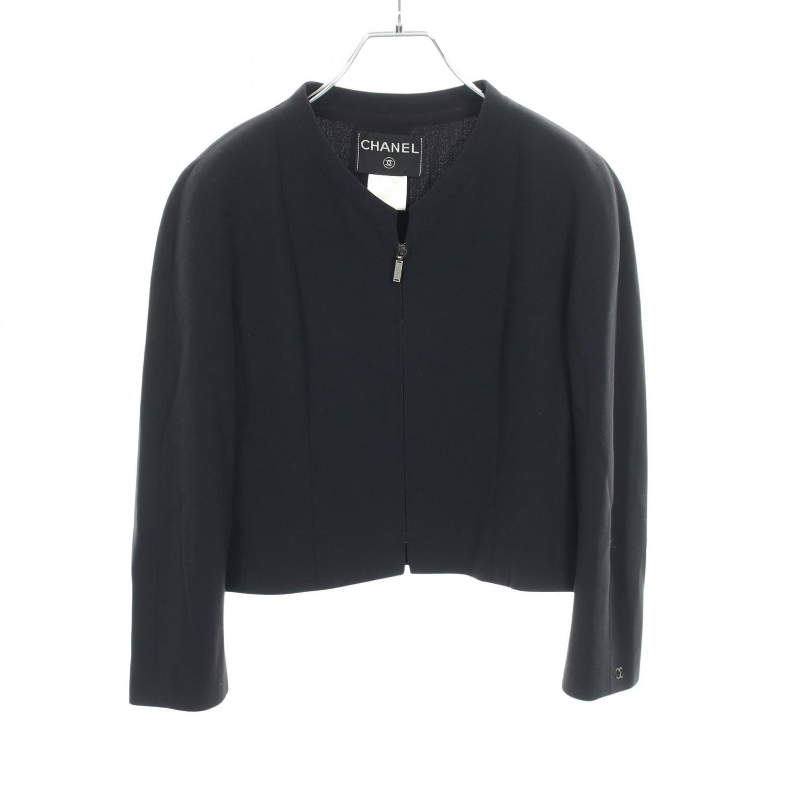 シャネル CHANEL ノーカラージャケット ココマーク P13435V02935