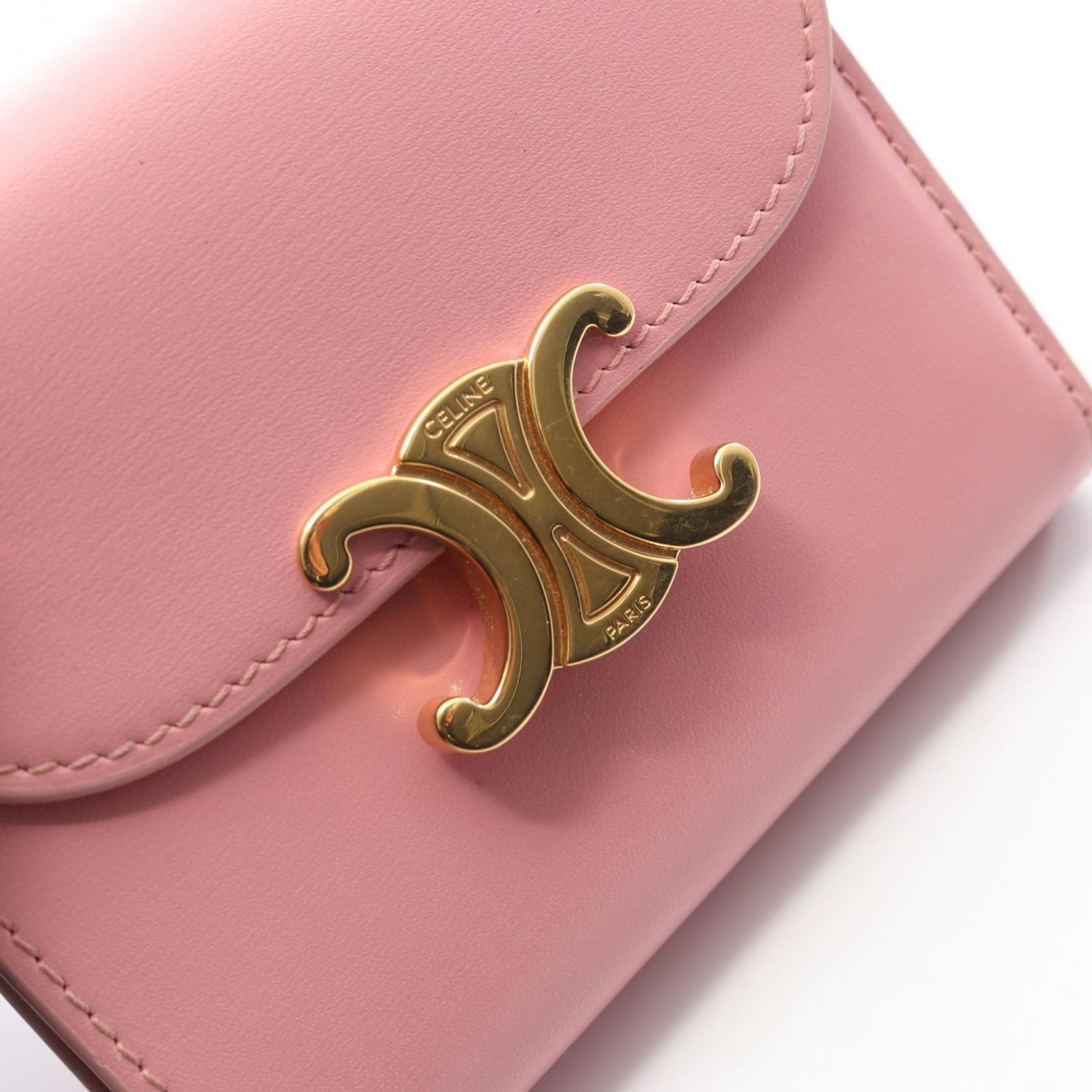 セリーヌ CELINE 三つ折り財布 スモール フラップウォレット 