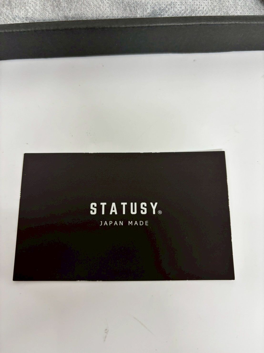 STATUSY ステータシー 長財布 本革 日本製 グレー 新品 箱付き - メルカリ