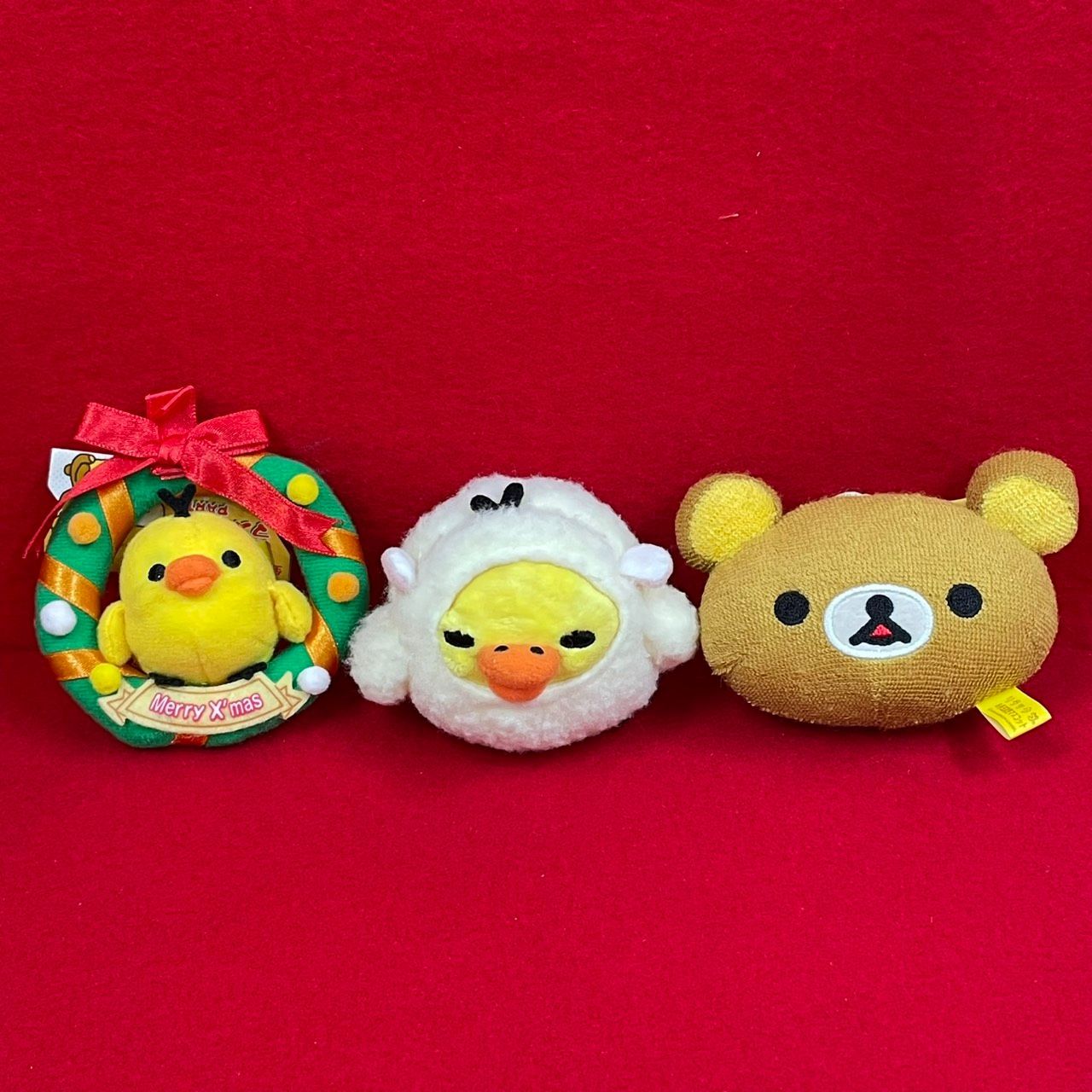 リラックマ キイロイトリ ぬいぐるみマスコット 3個セット タグ付き 未