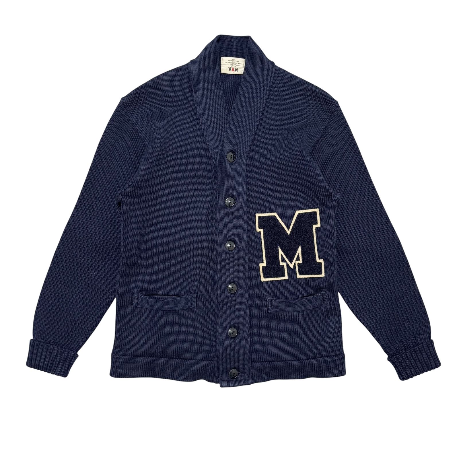 VAN レタードカーディガン VANJAC 美品 レタードカーディガン ｜ VAN STORE