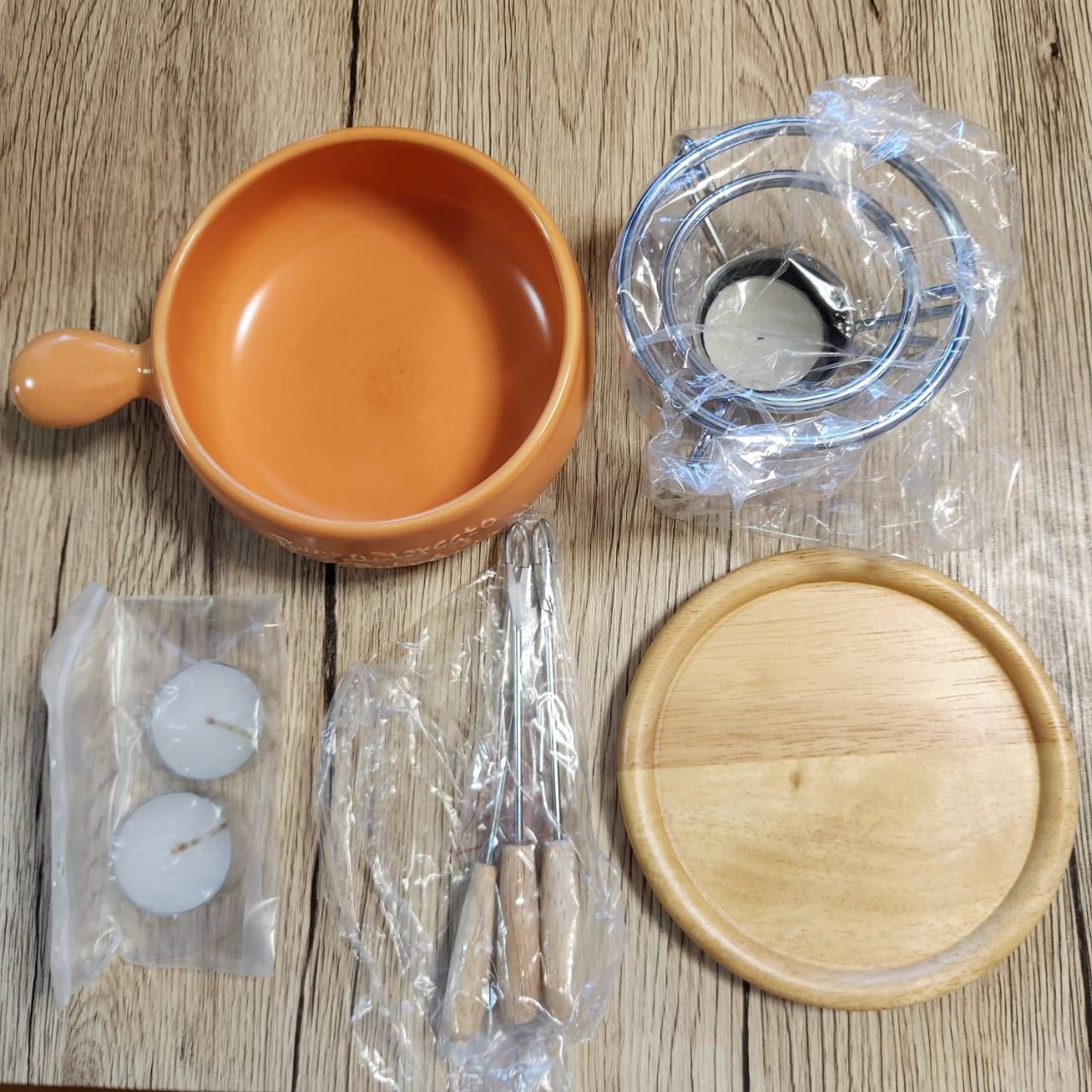 美品・未使用品】ボーノメルカート フォンデュセット チーズフォンデュ