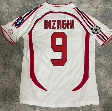 2006/2007 ACミランの半袖遠征ユニフォーム 9番 INZAGHI - メルカリ