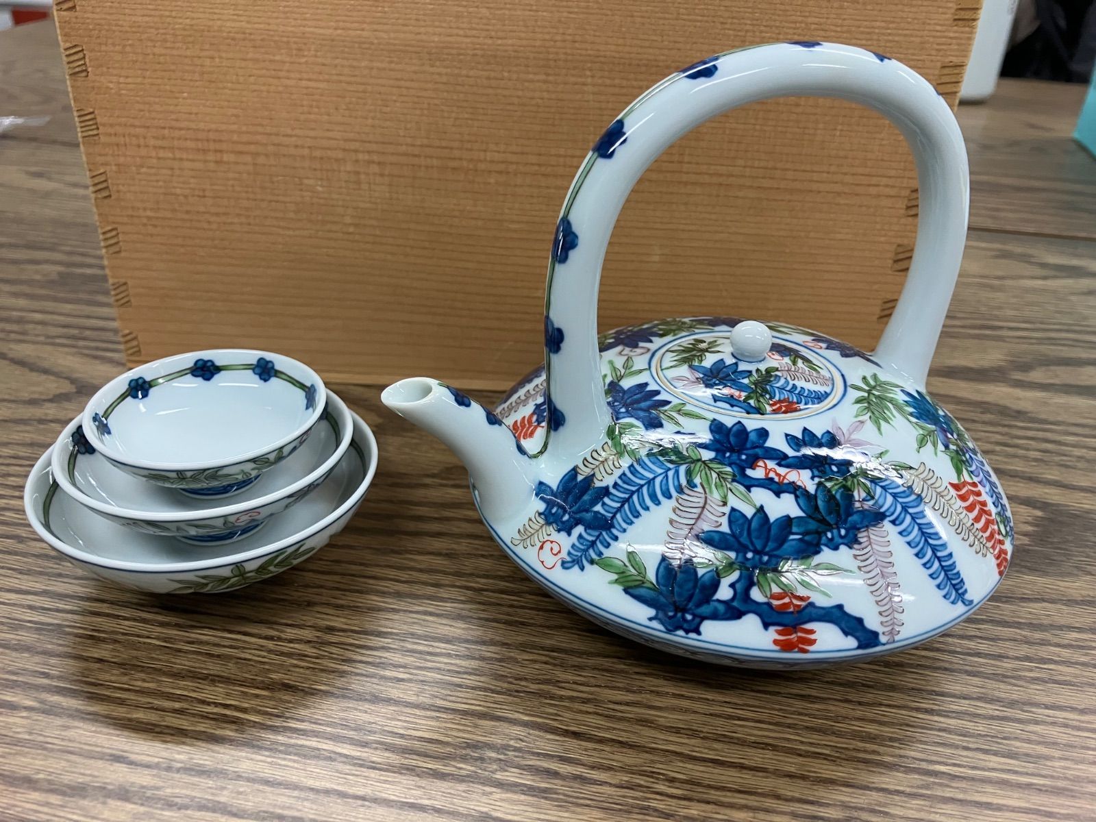 源右衛門窯 有田焼 有田焼 源右衛門窯 カップ＆ソーサー 碗皿 染錦