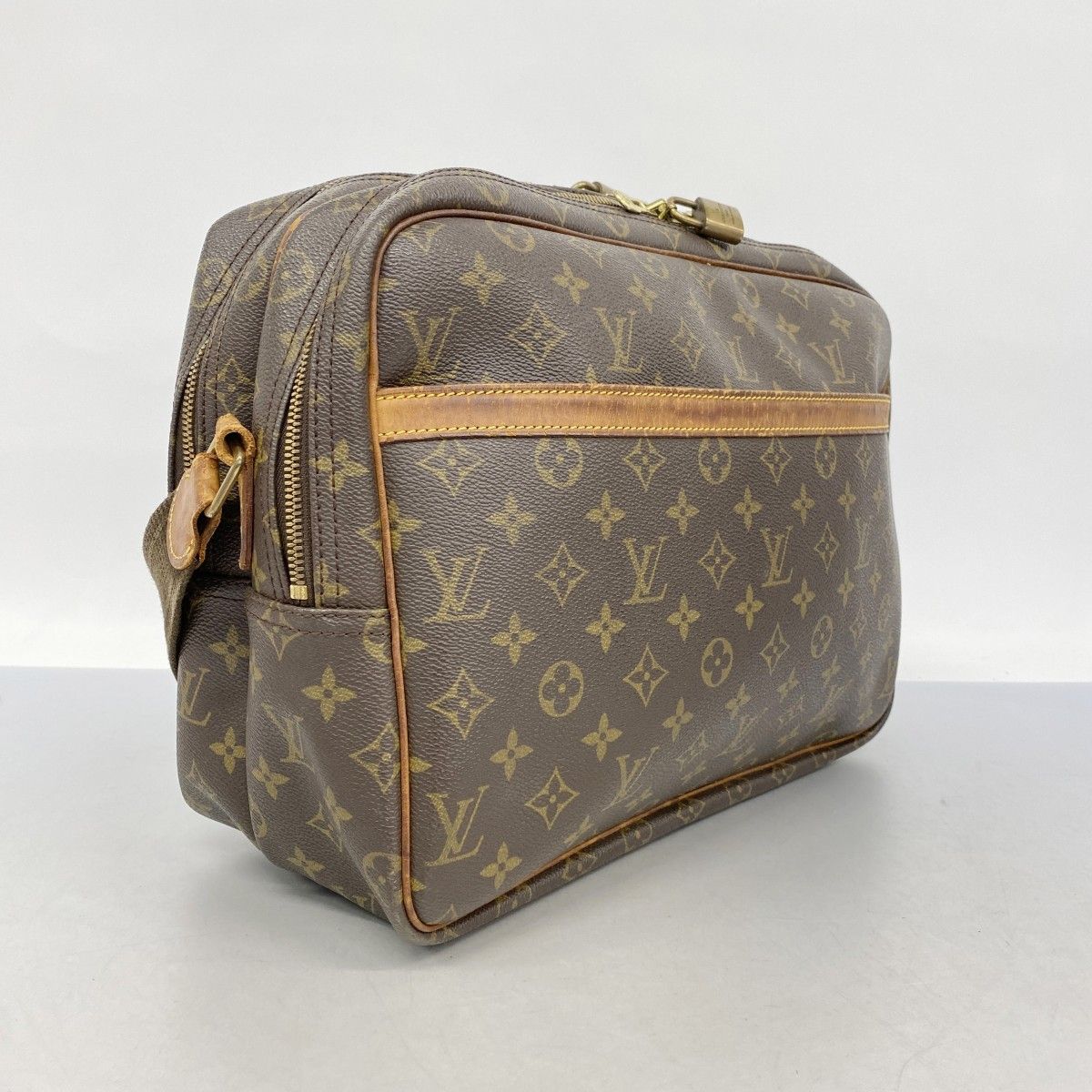 5od3600】ルイヴィトン ショルダーバッグ モノグラム リポーターGM
