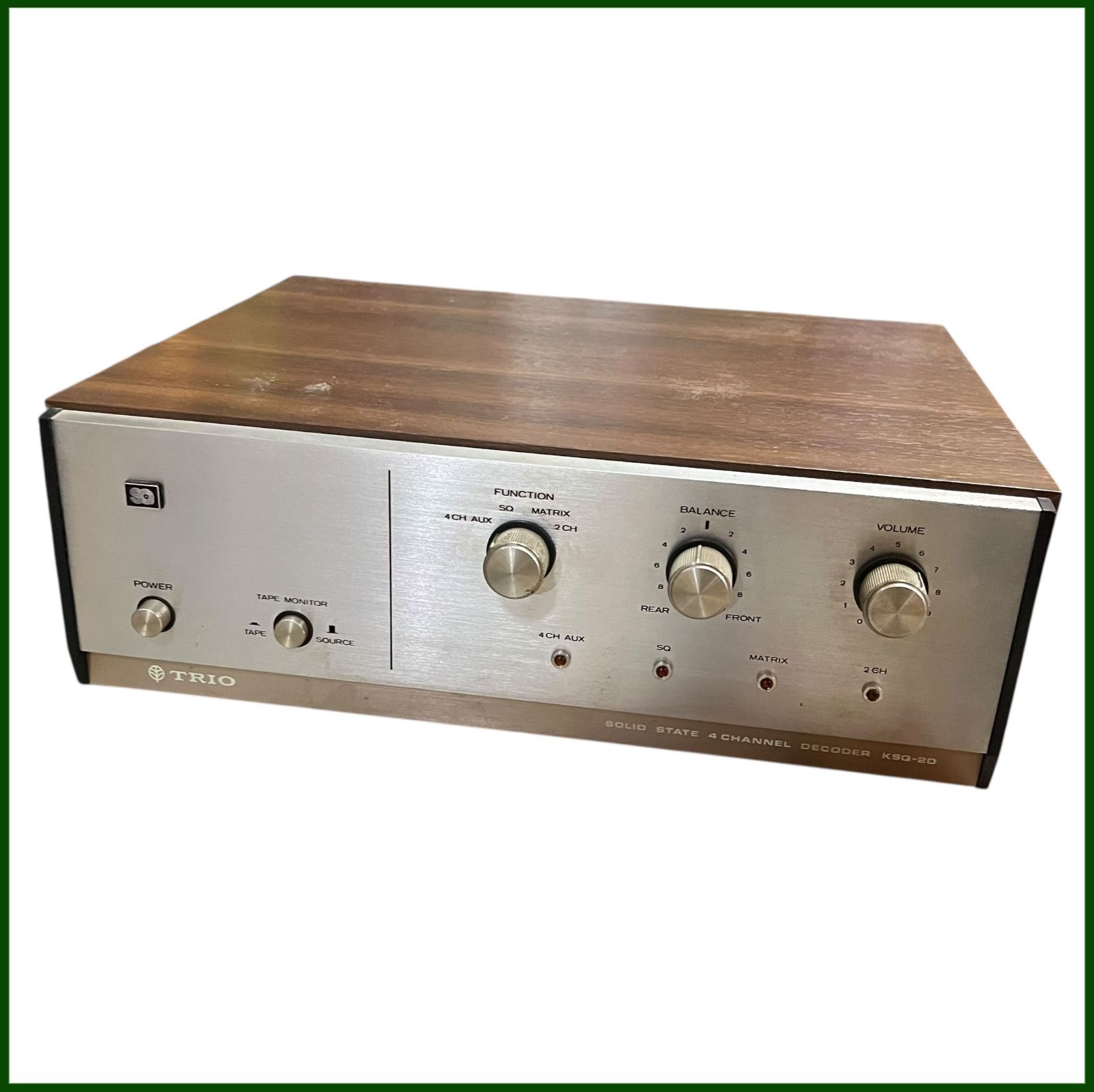 ジャンク○TRIO/トリオ○T4CHデコーダー KSQ-20 通電のみ確認済 MATRIX