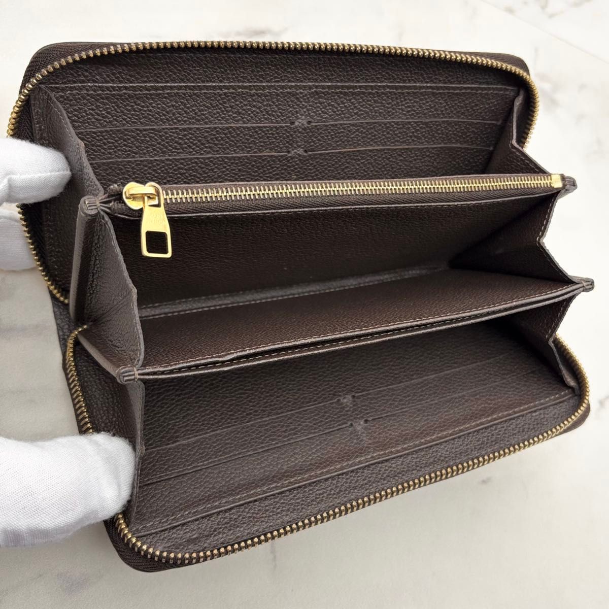 極美品】ルイヴィトン アンプラント ジッピーウォレット テール