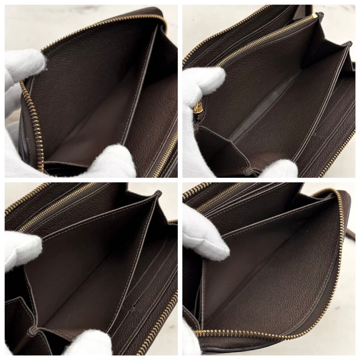 極美品】ルイヴィトン アンプラント ジッピーウォレット テール