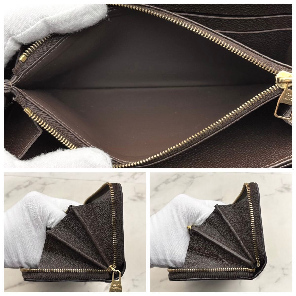 【極美品・新型】ルイヴィトン　アンプラント　ジッピーウォレット 超極美品 新型】ルイヴィトン アンプラント ジッピーウォレット 長財布