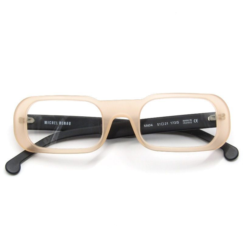 未使用 HENAU エノウ メガネフレーム M404 フランス製 スクエア
